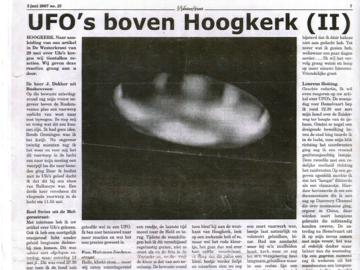 ufos-krantenknipsel-hoogkerk