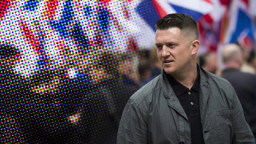 tommy robinson gearresteerd vanwege publicatieverbod pedocriminele bende