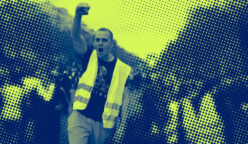 Gele hesjes in Europa: “We want Trump!”