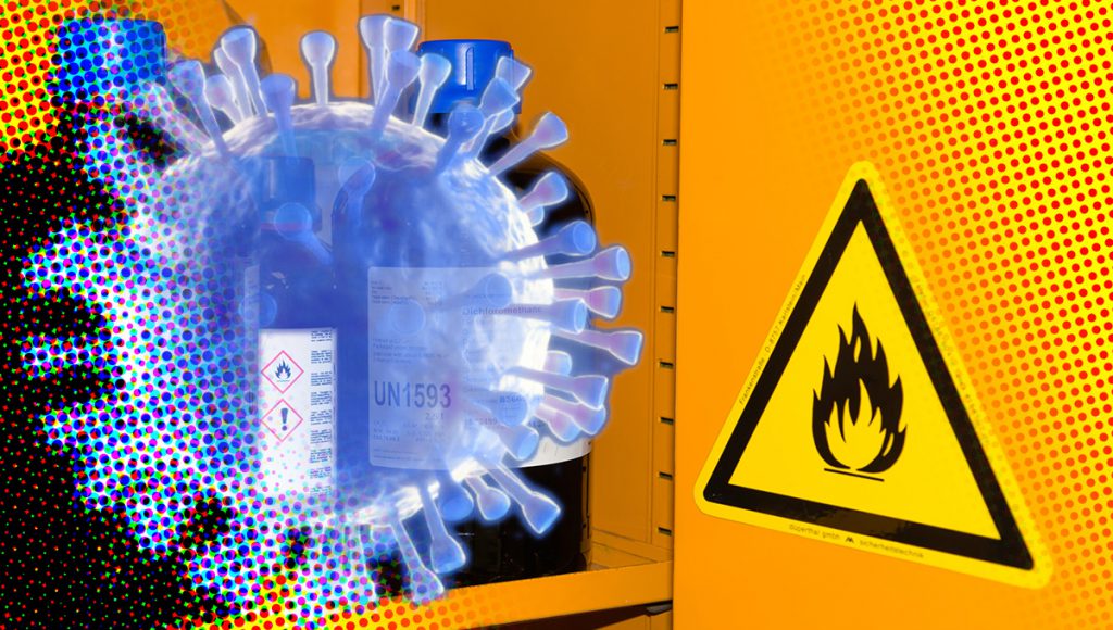 Virologen fungeren als pyromanen in een brandveiligheidsplan