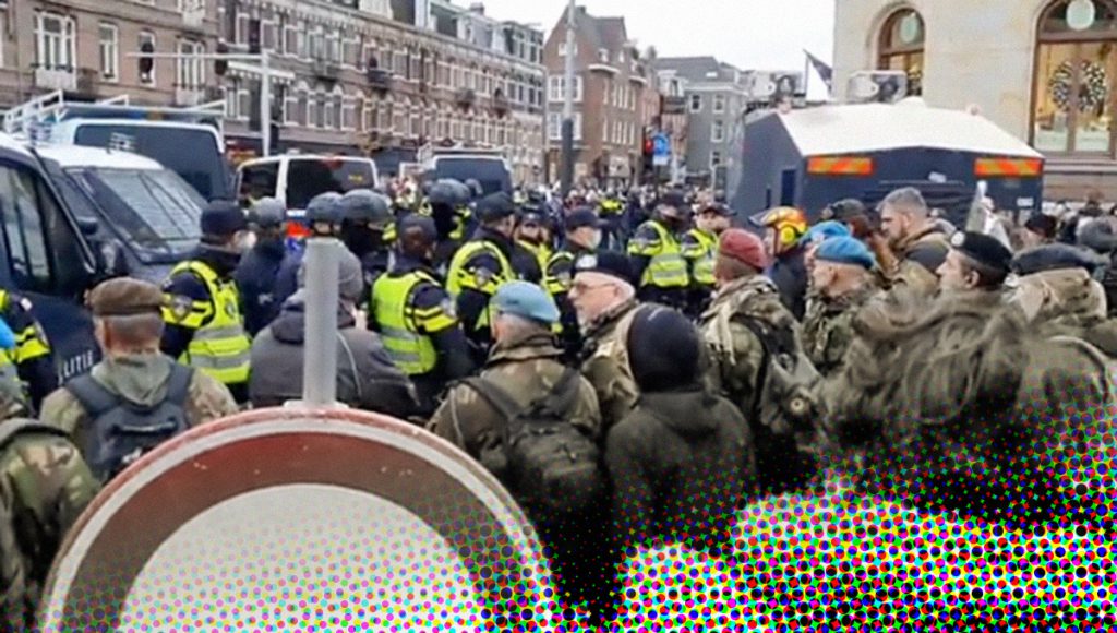 Oud-militairen reageren op de commotie en politiegeweld rond demonstratie Museumplein Amsterdam