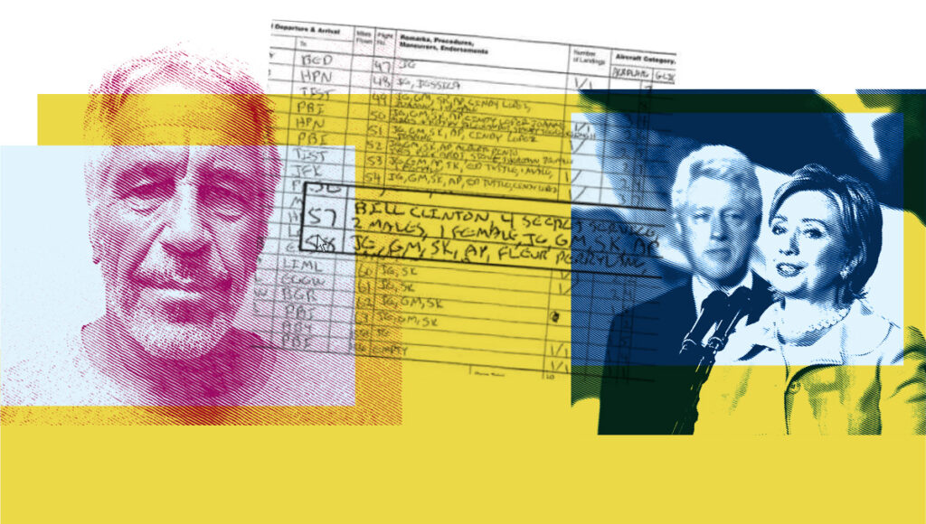 Wat wordt er allemaal achtergehouden in de zaak-Epstein? Epstein Hillary Bill Clinton flightlogs